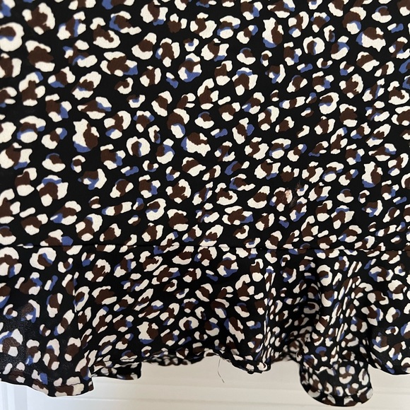 Leith Mini Leopard Ruffle Open Back Mini Dress - Picture 9 of 12